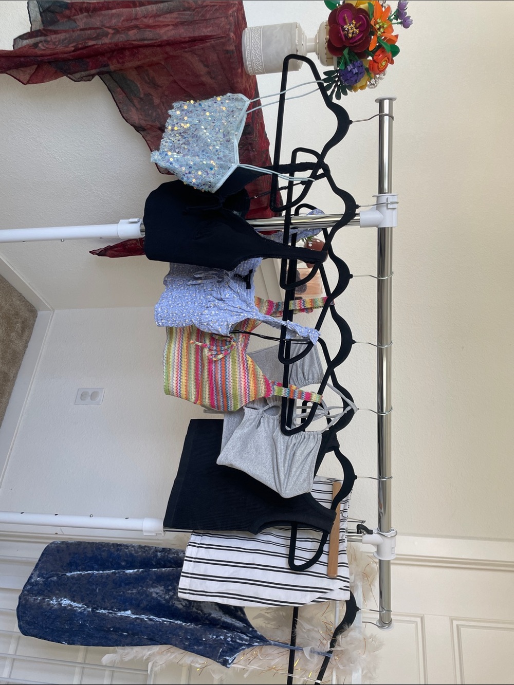 Mixed Women's Tops Bundle - Striped, Floral, Sequin & Solid Styles